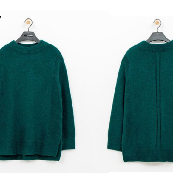 Knit Sweater-Teal 
Color - Picture 4 of 12